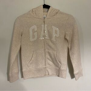 GAP Kids Beige Zip-Up Hoodie